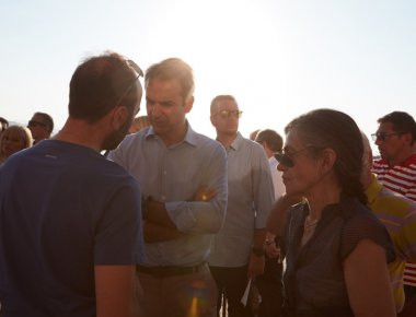 Περιοδεία Κυριάκου Μητσοτάκη σε Θάσο-Καβάλα-Δράμα (φωτό)